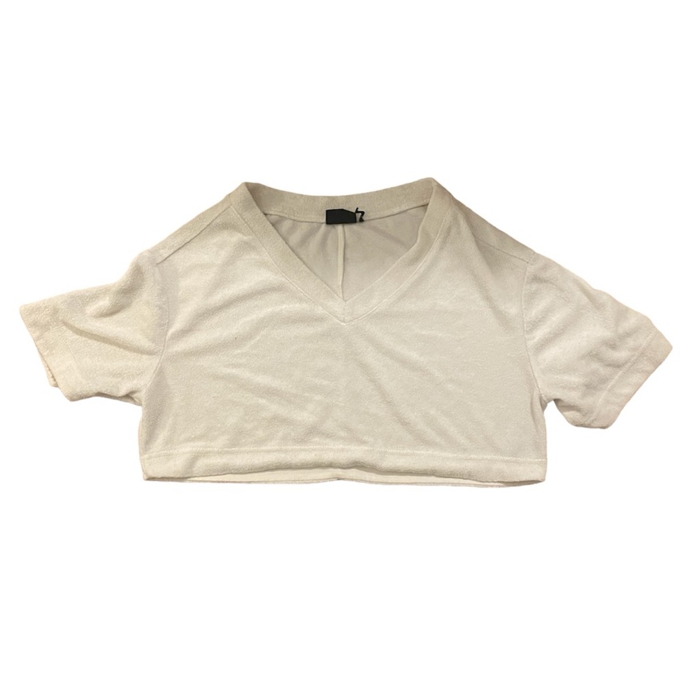 Urban Outfitters Cropped Fleece Tee